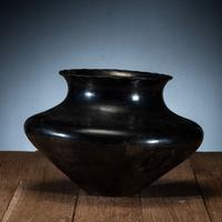 Ohkay Owingeh Blackware Pottery Olla