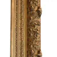 A Large Carved Giltwood Frame 49" W x 5.5" D x 87" H — United States, Circa 1890