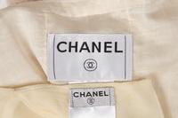 Chanel White Jacket and Dress Ensemble, Cruise 2006