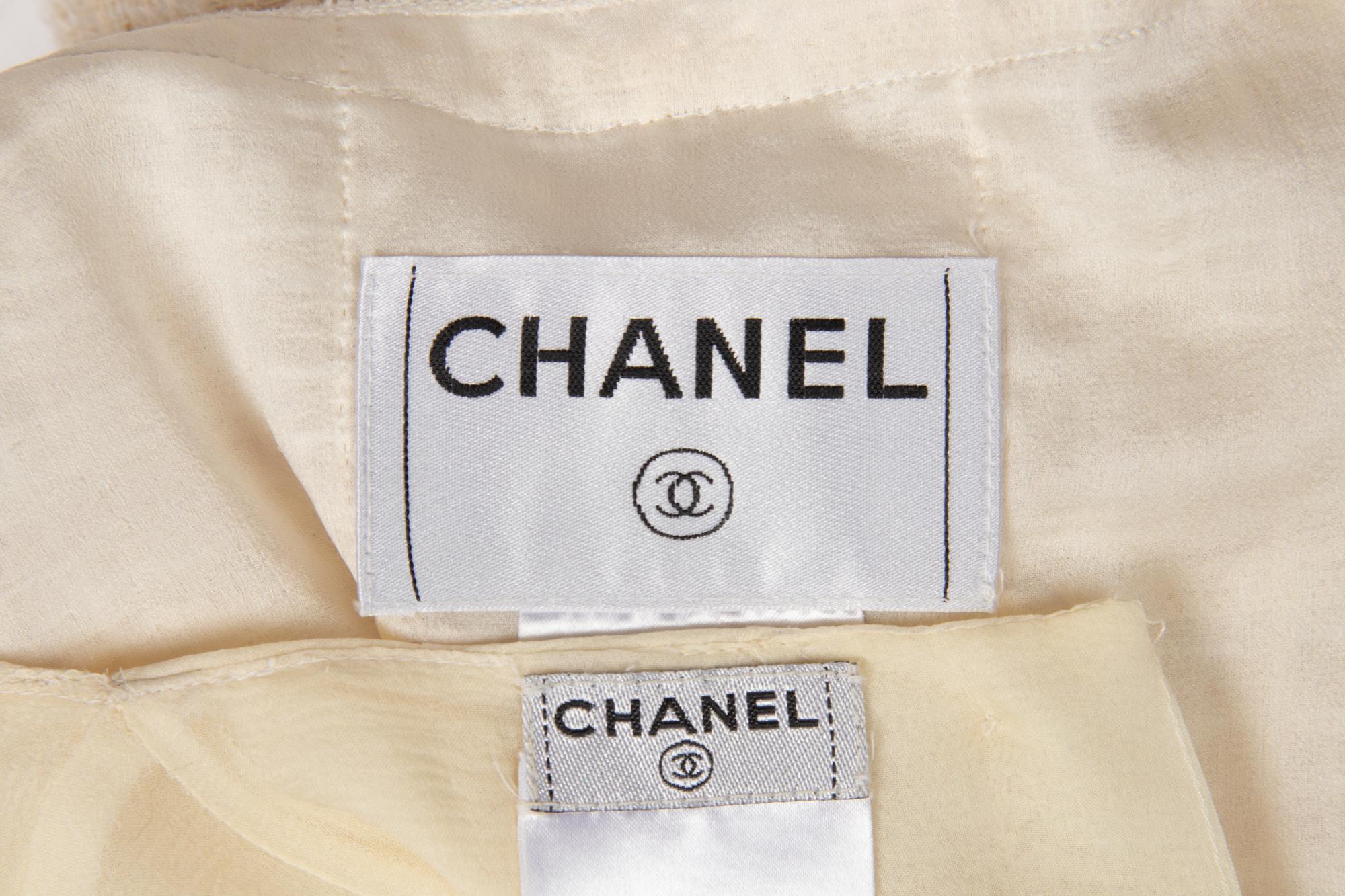 Chanel White Jacket and Dress Ensemble, Cruise 2006