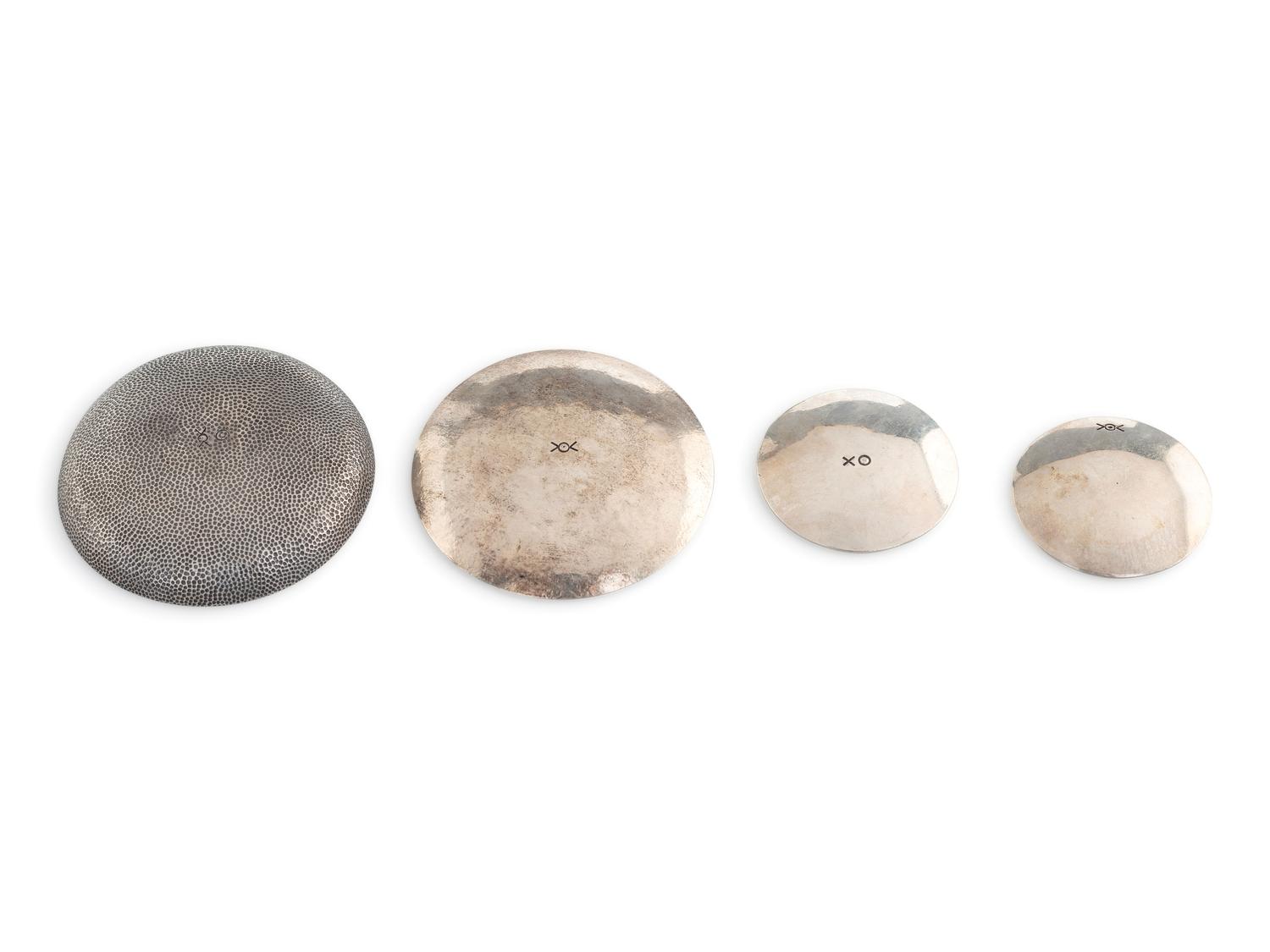 Peshlakai Family Miniature Silver Dishes
