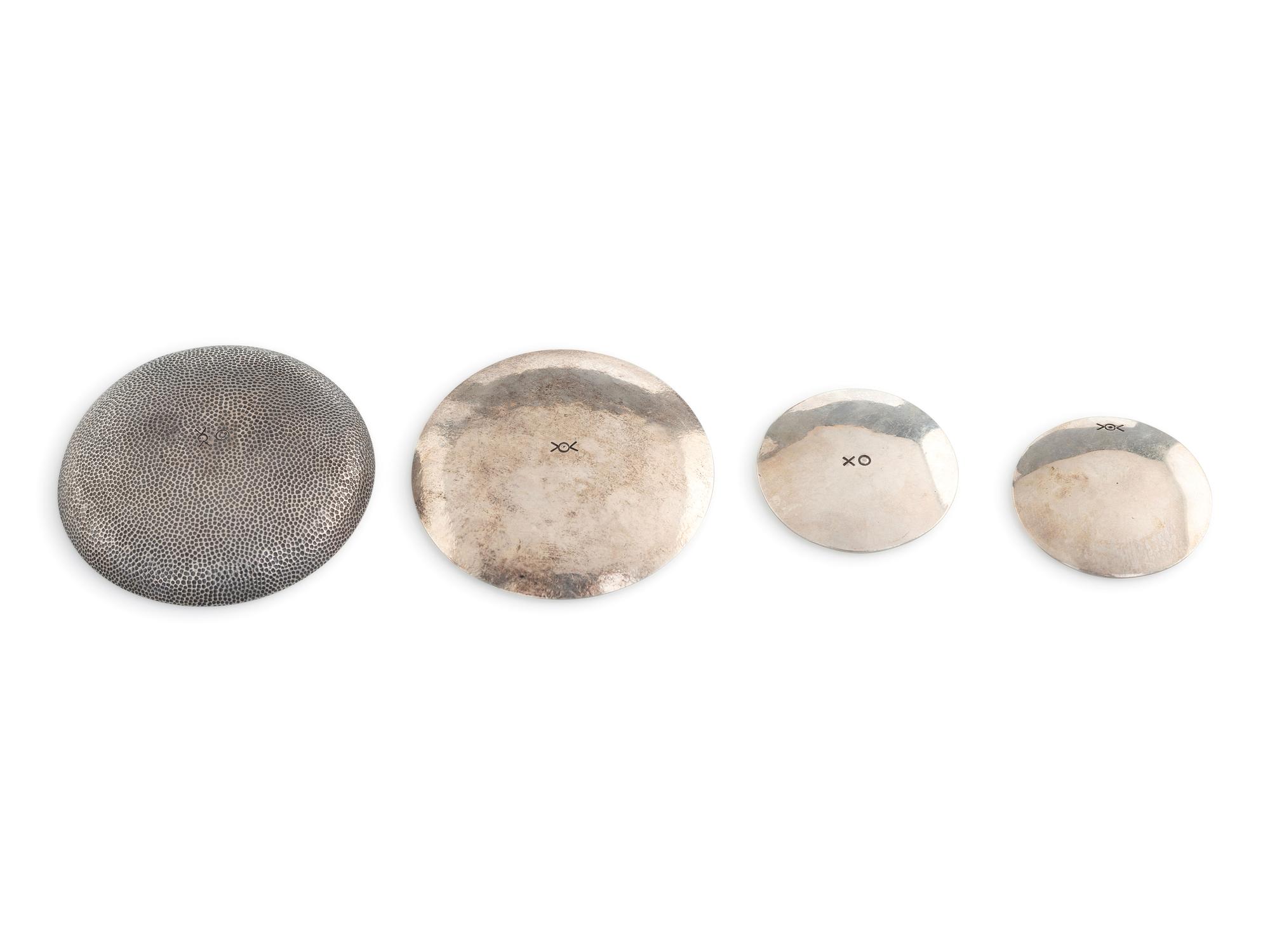 Peshlakai Family Miniature Silver Dishes