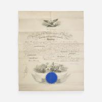 [Presidential] [Bunce, Francis M.] Grant, U(lysses). S. Signed Military Commission
