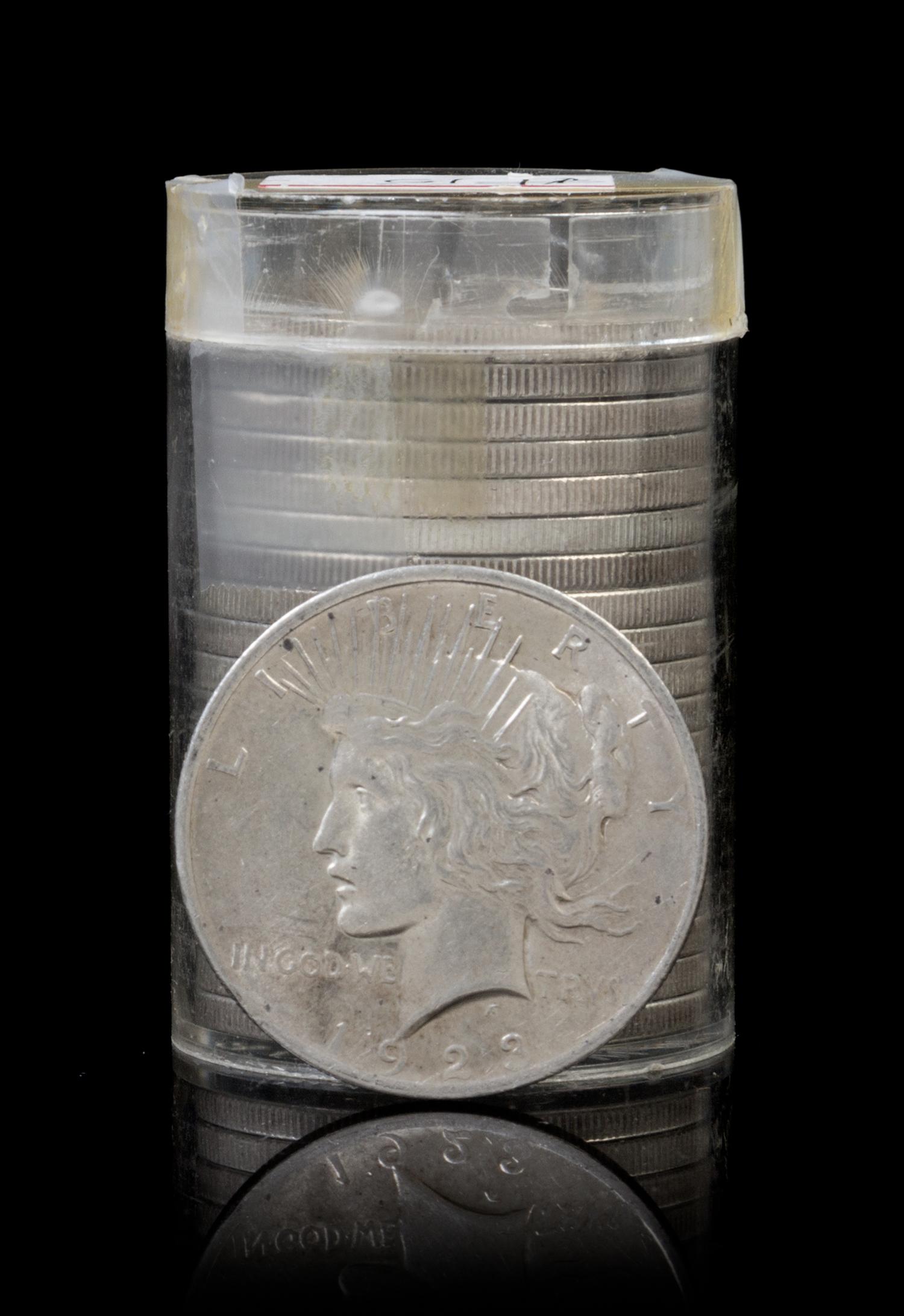 A Group of Twenty United States 1923 Peace Silver Dollars