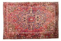 A Bahktiari Wool Rug 13 feet 4 inches x 10 feet 8 3/4 inches.
