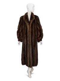 A Full-Length Sable Fur Coat