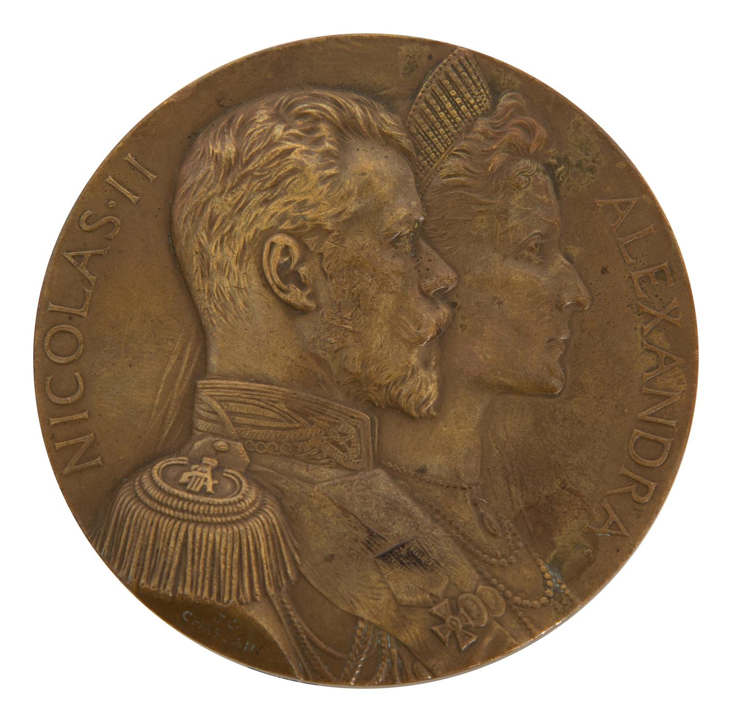 [EXONUMIA] A Group of Six Bronze Portrait Medallions