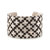 Heavy Cast Silver Cuff Bracelet, with Cross Design