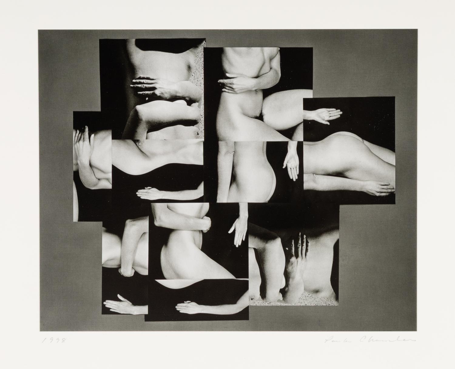 La Foce, Tuscany and Nude Collage #4 (two works)