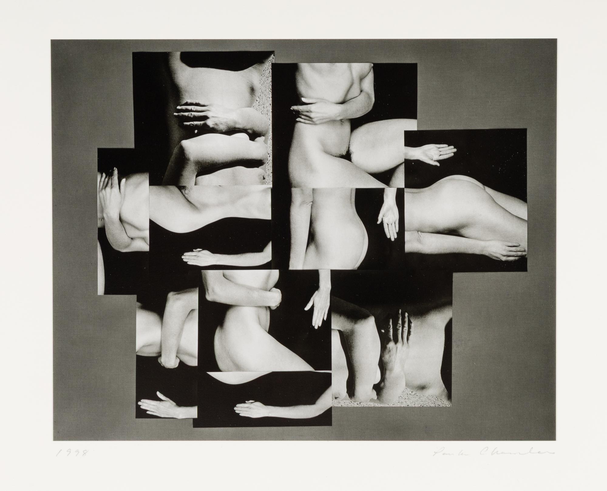 La Foce, Tuscany and Nude Collage #4 (two works)