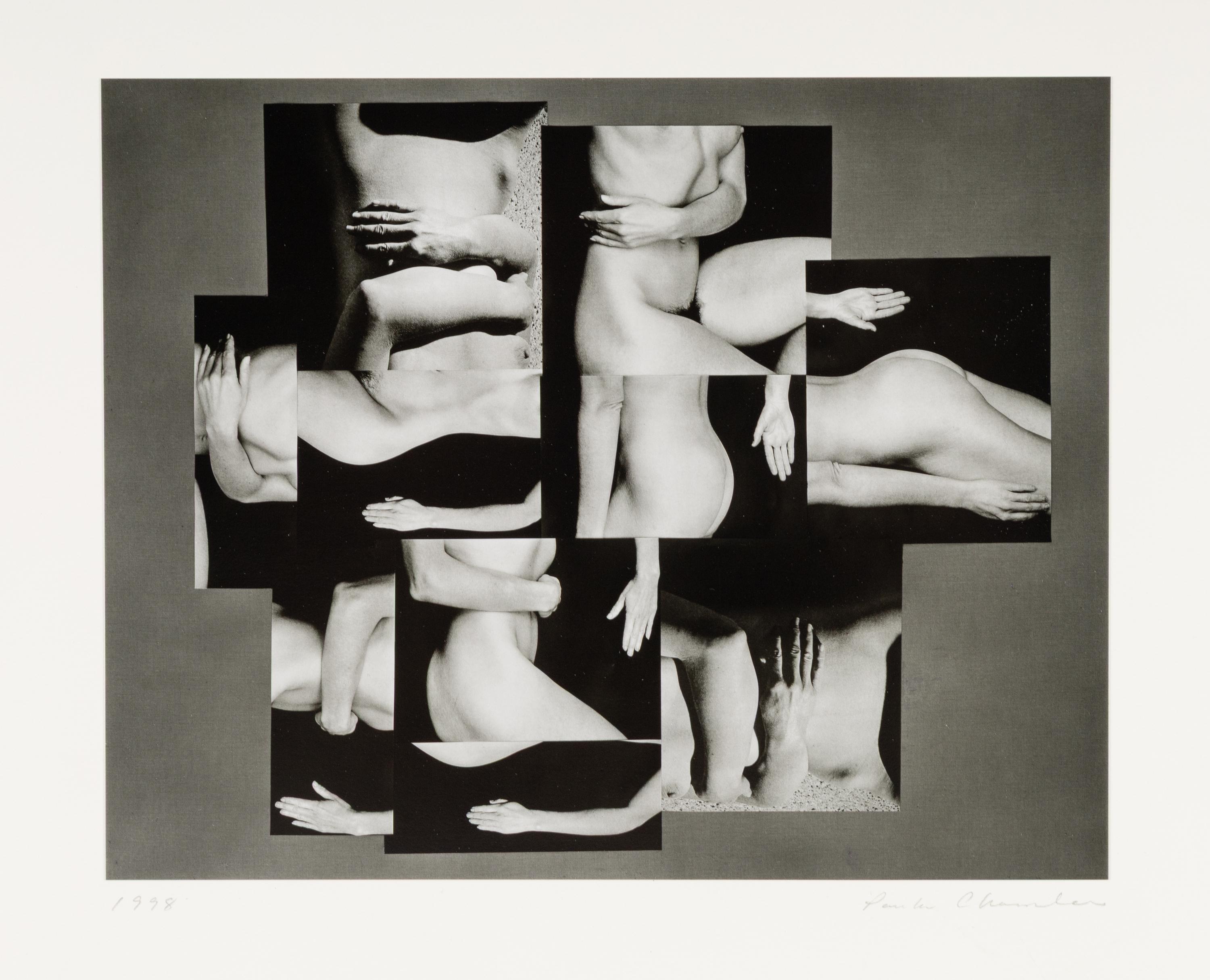 La Foce, Tuscany and Nude Collage #4 (two works)