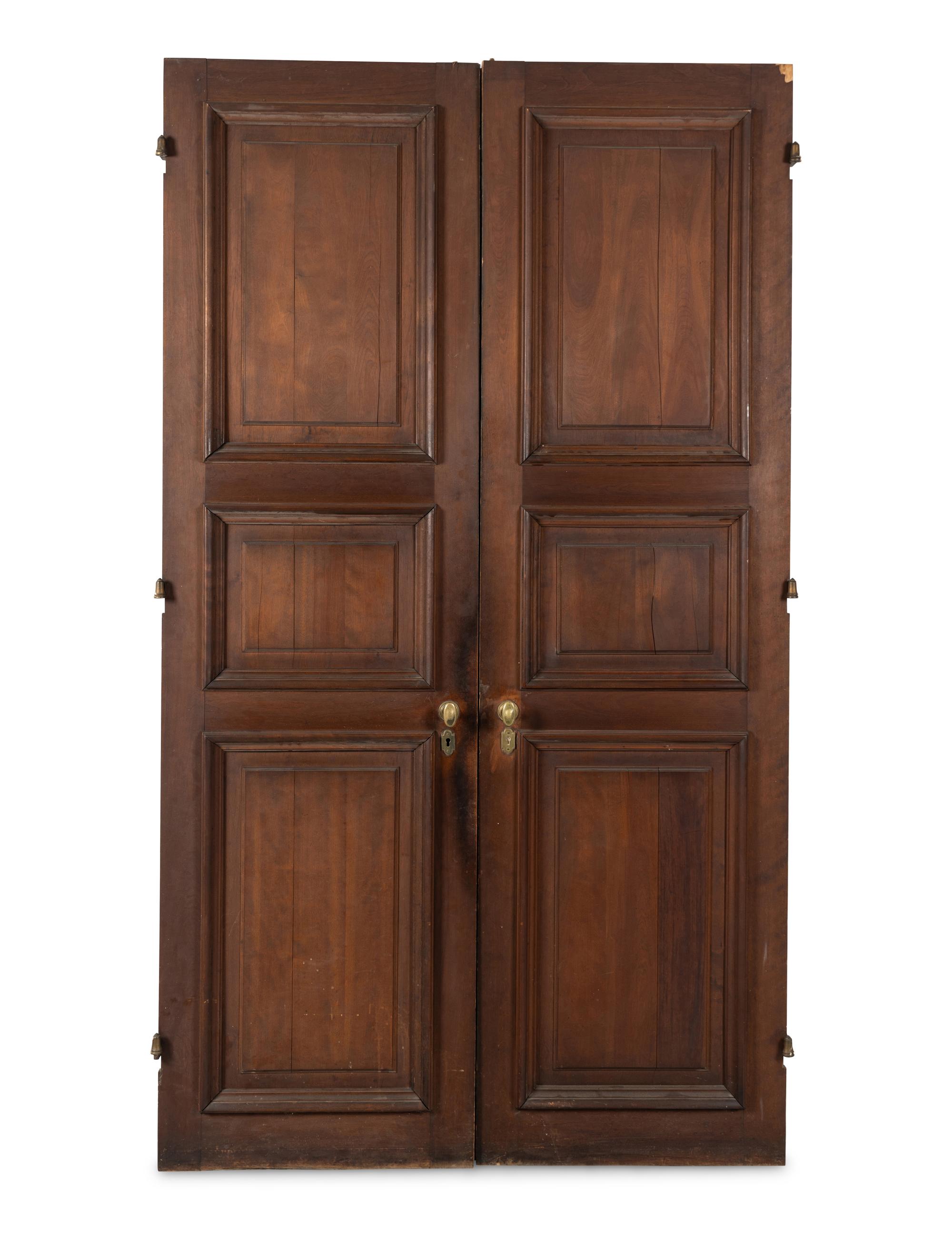 A Pair of Italian Rococo Painted Doors from the Embassy of Italy, Washington, D.C.