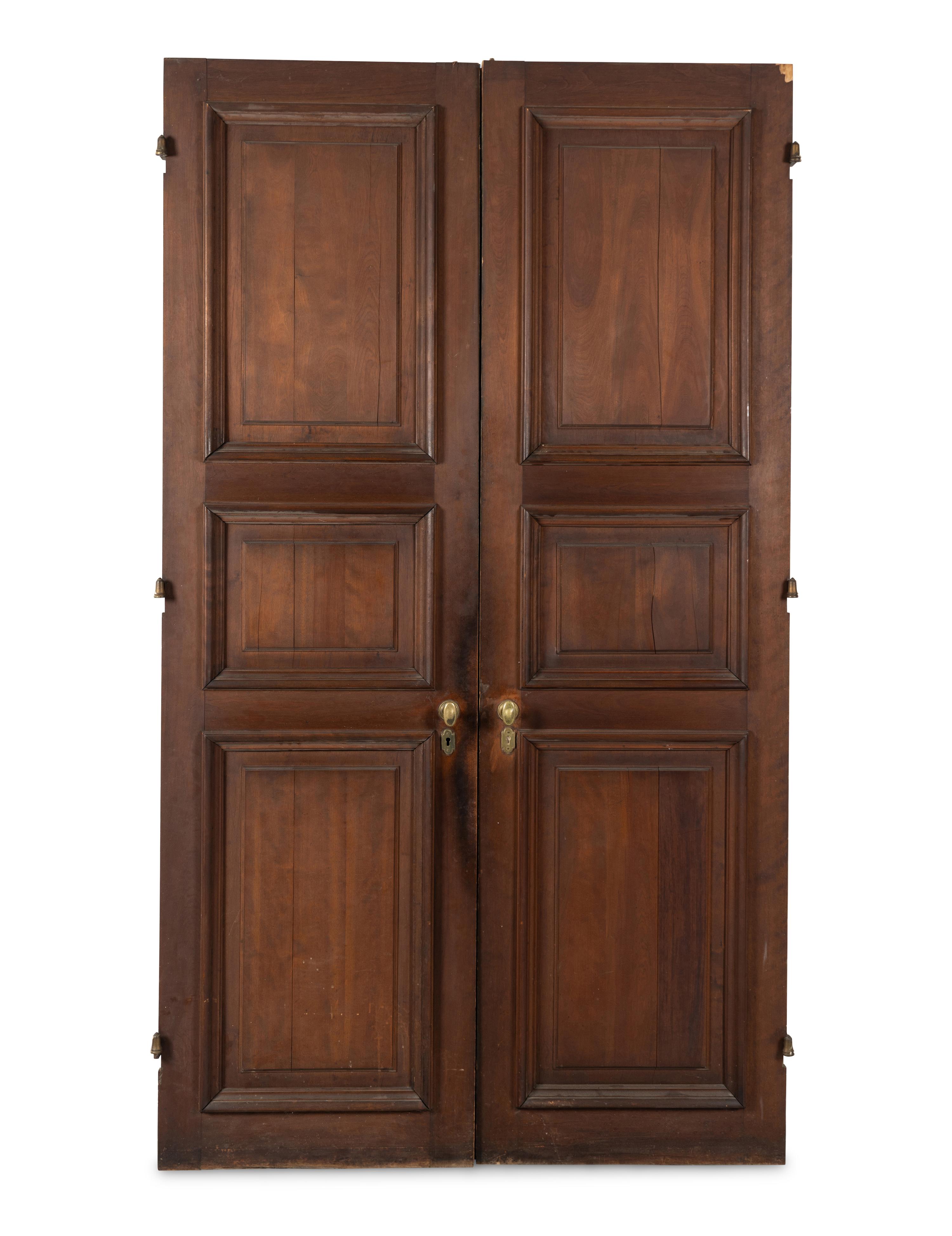 A Pair of Italian Rococo Painted Doors from the Embassy of Italy, Washington, D.C.