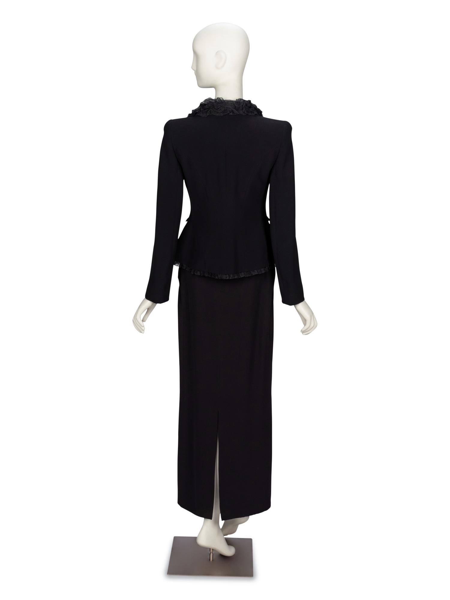 GIORGIO ARMANI, EVENING SKIRT SUIT