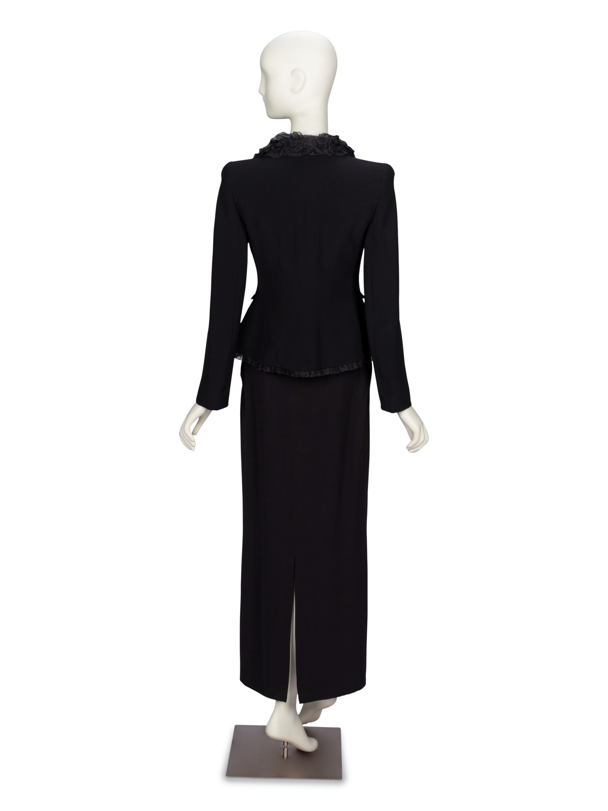 GIORGIO ARMANI, EVENING SKIRT SUIT