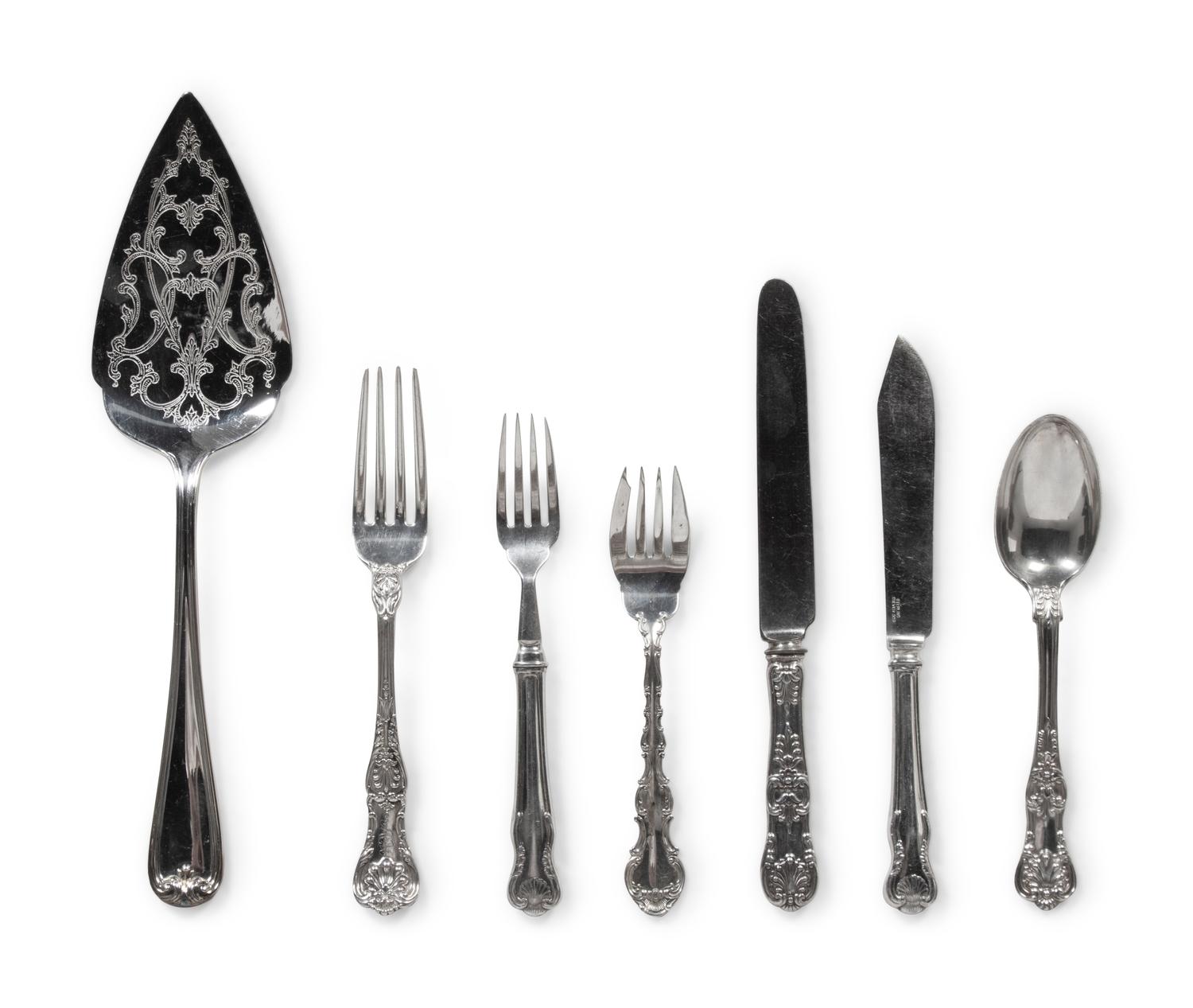 A Collection of Tiffany & Co. and Other Silver Flatware