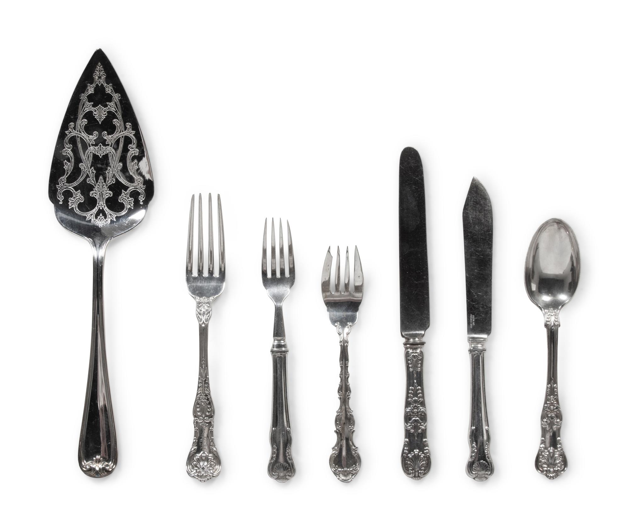 A Collection of Tiffany & Co. and Other Silver Flatware