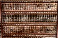 A Moorish Style Mother-of-Pearl Inlaid Chest of Drawers