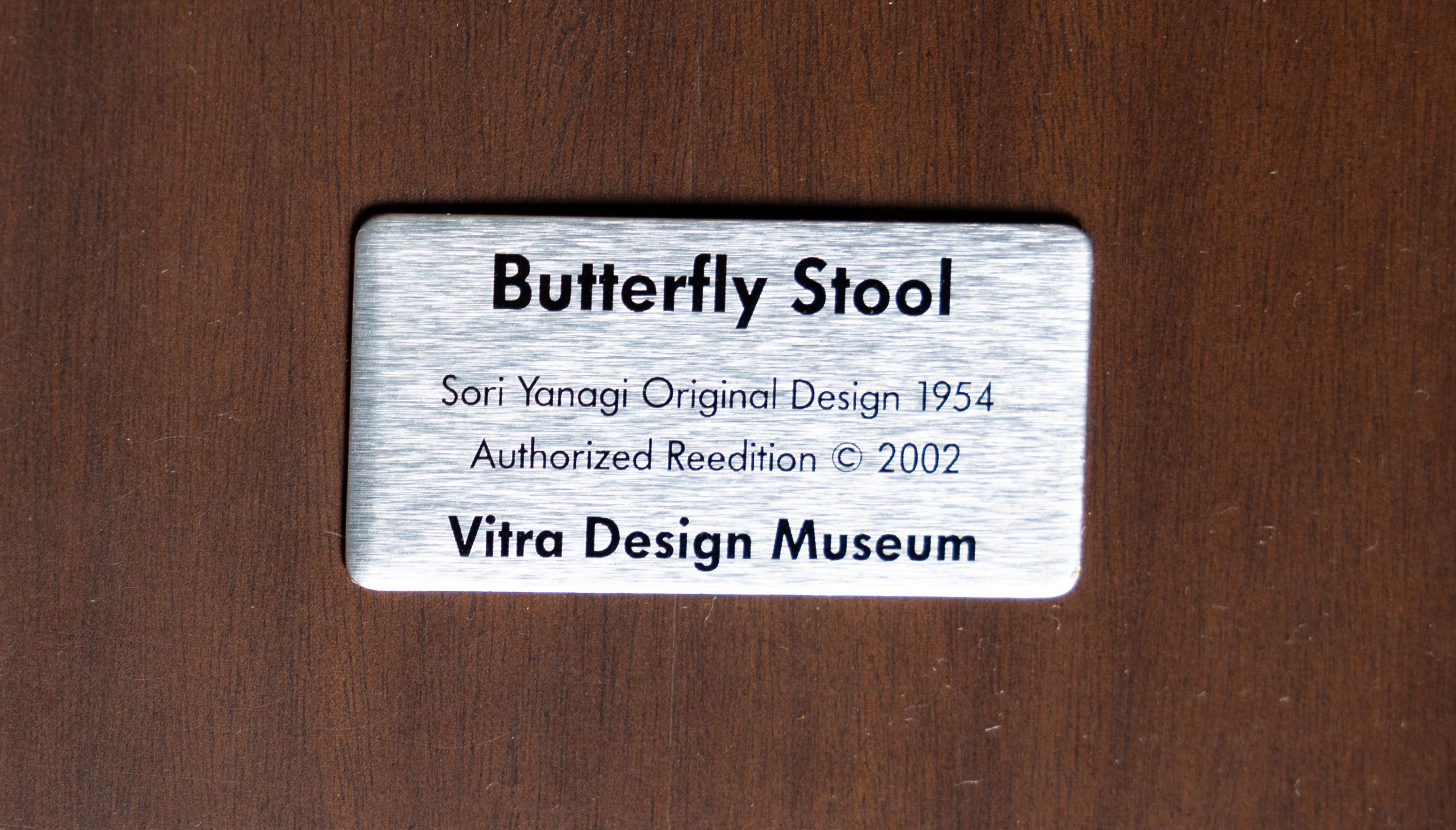 Butterfly Stool, designed 1954 Vitra Design Museum, 2002