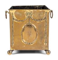 A Victorian Brass Jardinière