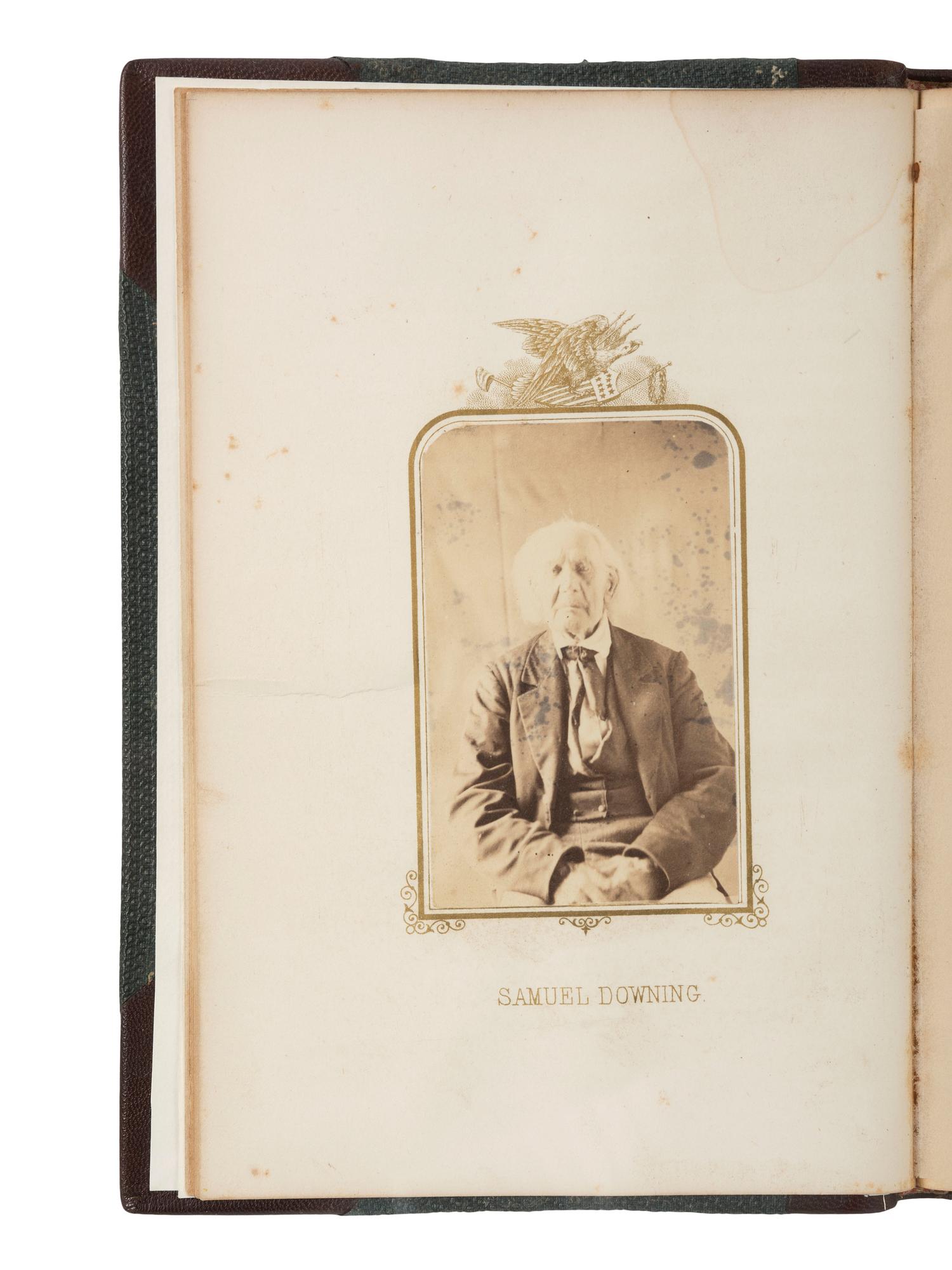 Photo-Illustrated Books & Photography Albums HILLARD, Elias Brewster, Rev. (1825-1895). The Last Men of the Revolution . Hartford: N. A. & R. A. Moore, 1864.
