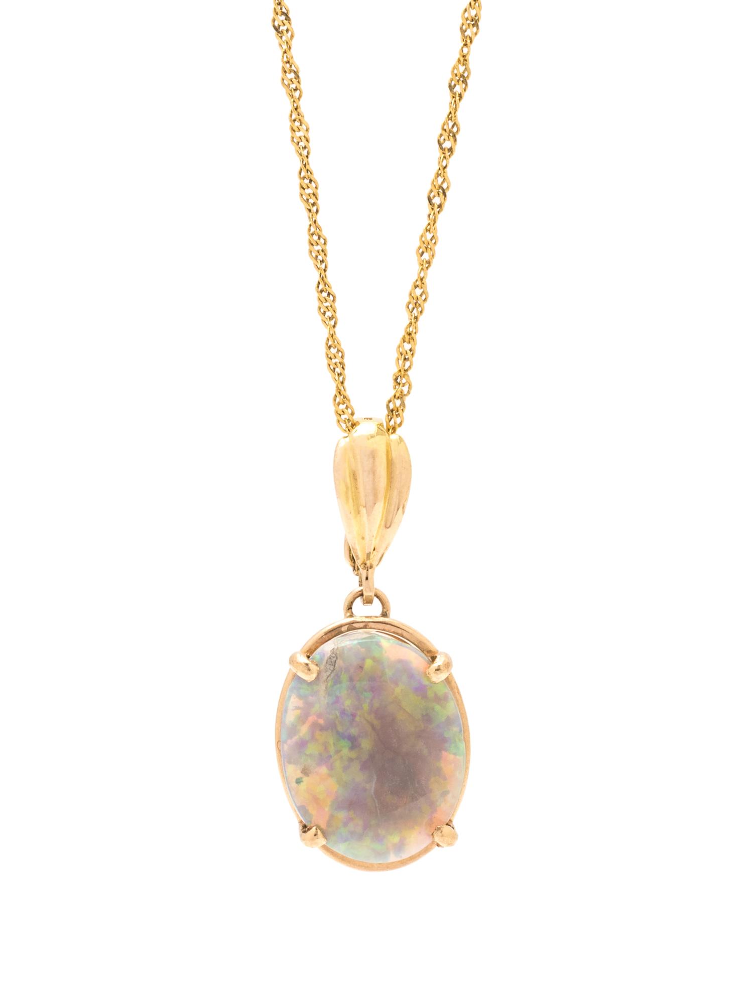 OPAL PENDANT/NECKLACE