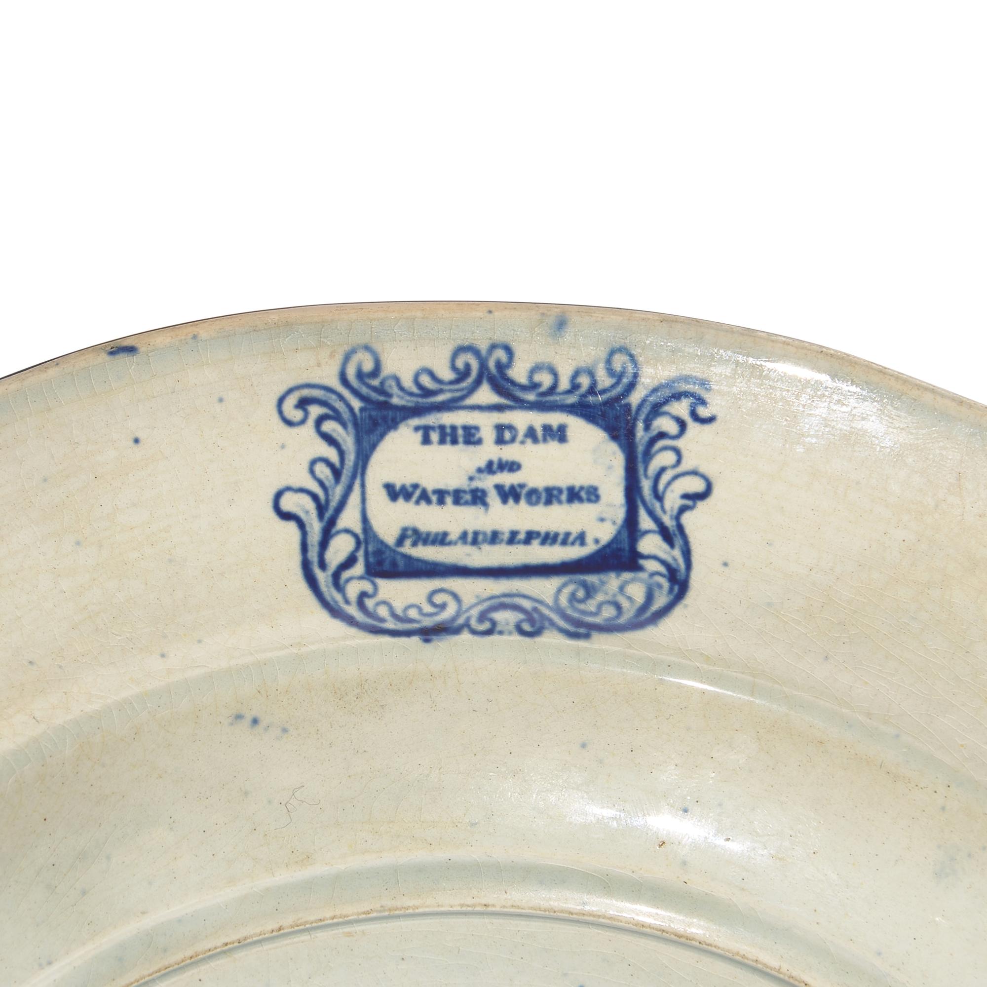 A Group of Four Staffordshire Historical Blue Plates