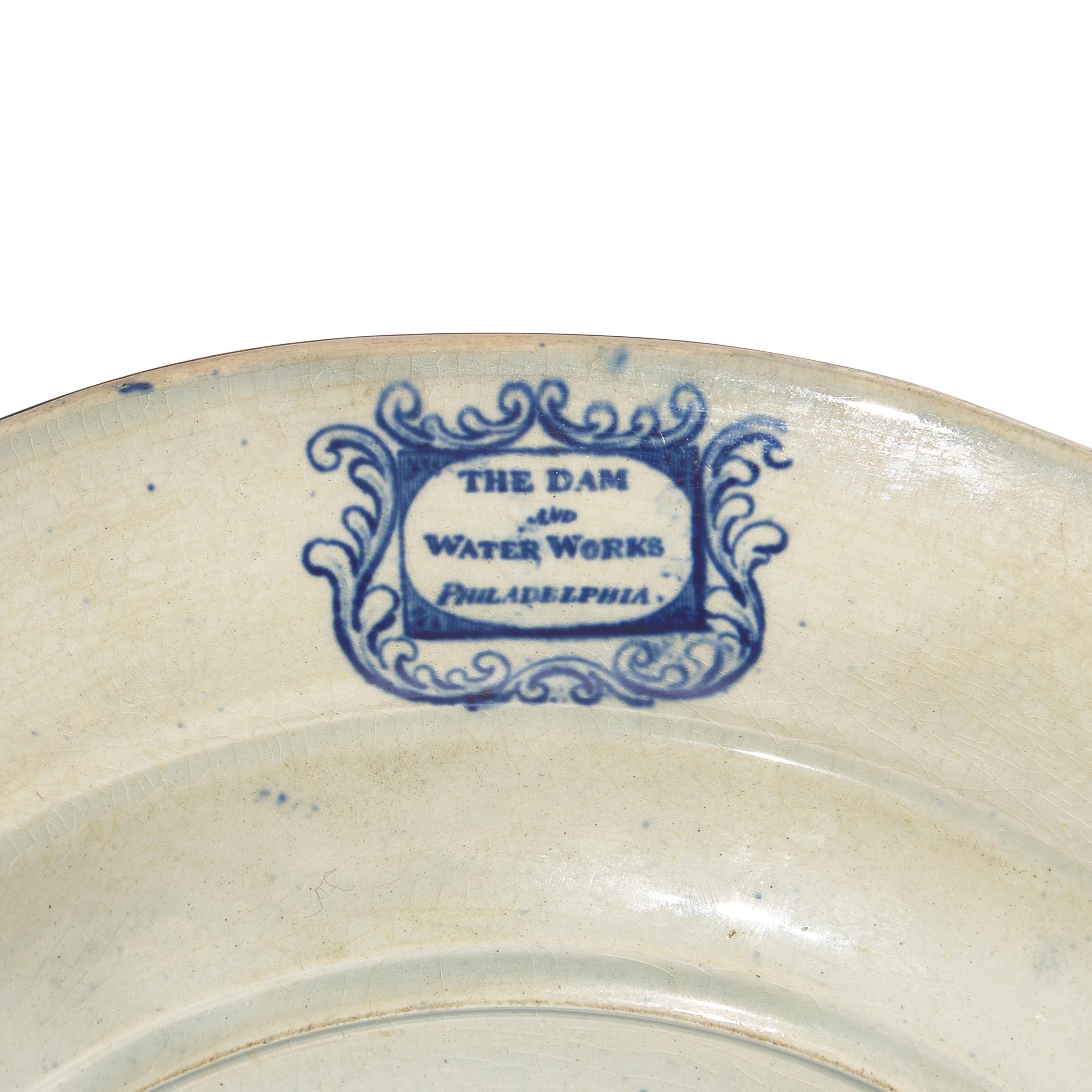A Group of Four Staffordshire Historical Blue Plates