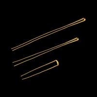 Three Chinese Gold Hairpins, Chai — 金钗三只