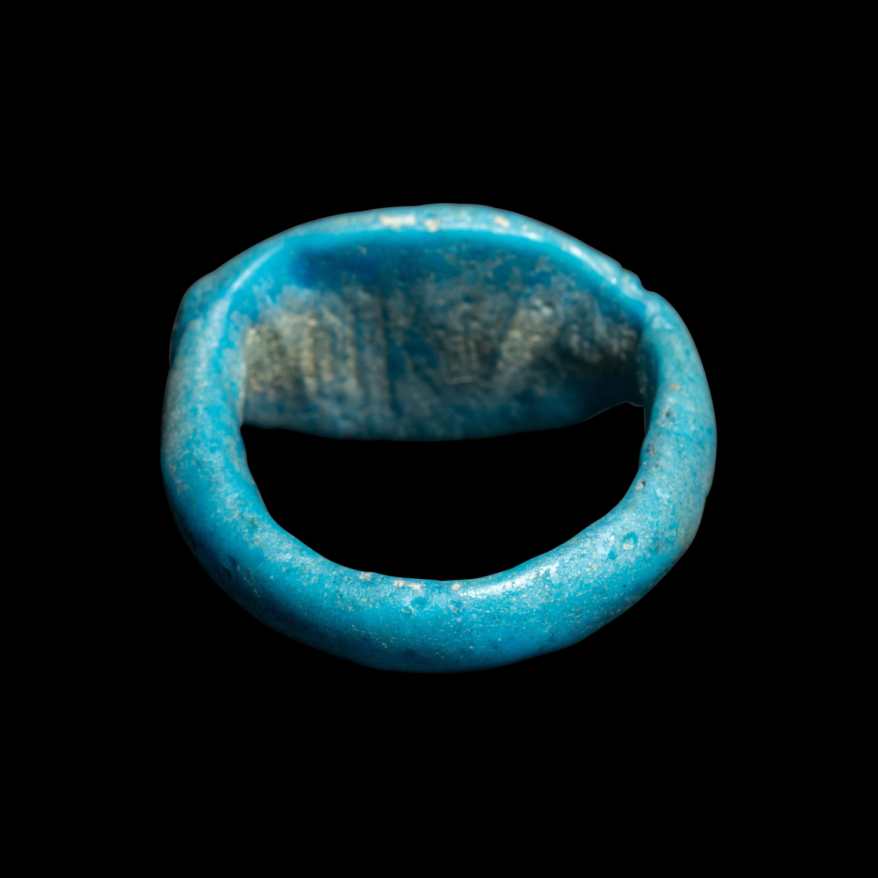 An Egyptian Faience Ring