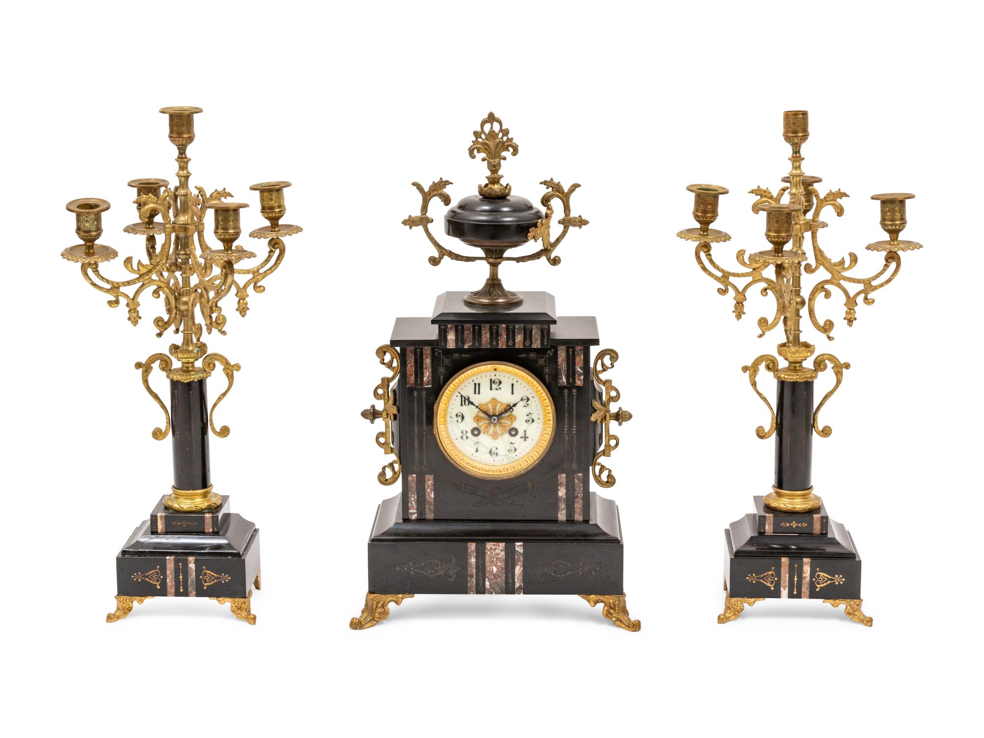 A Continental Three-Piece Garniture