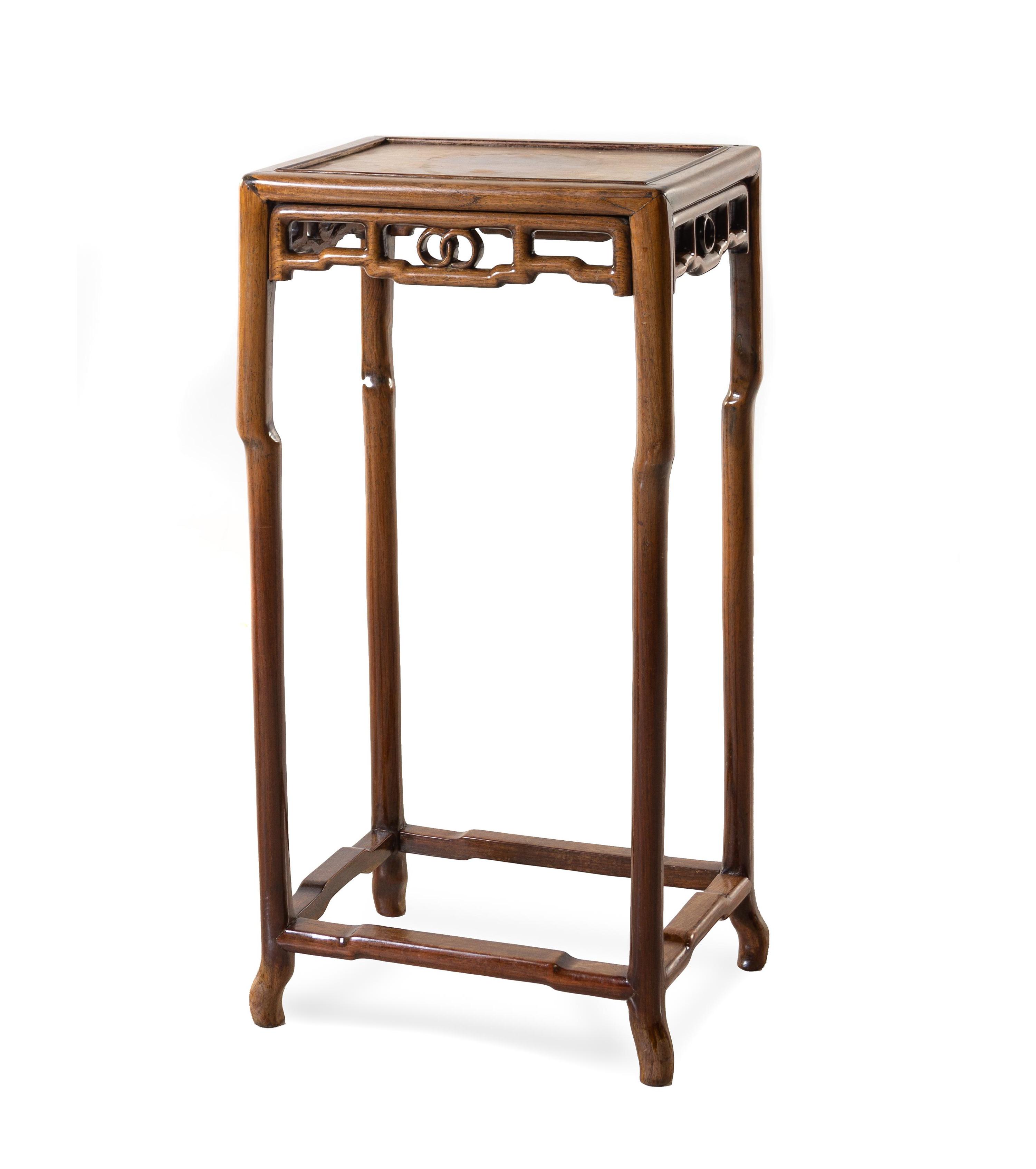 A Chinese Hardwood Jardiniere Stand