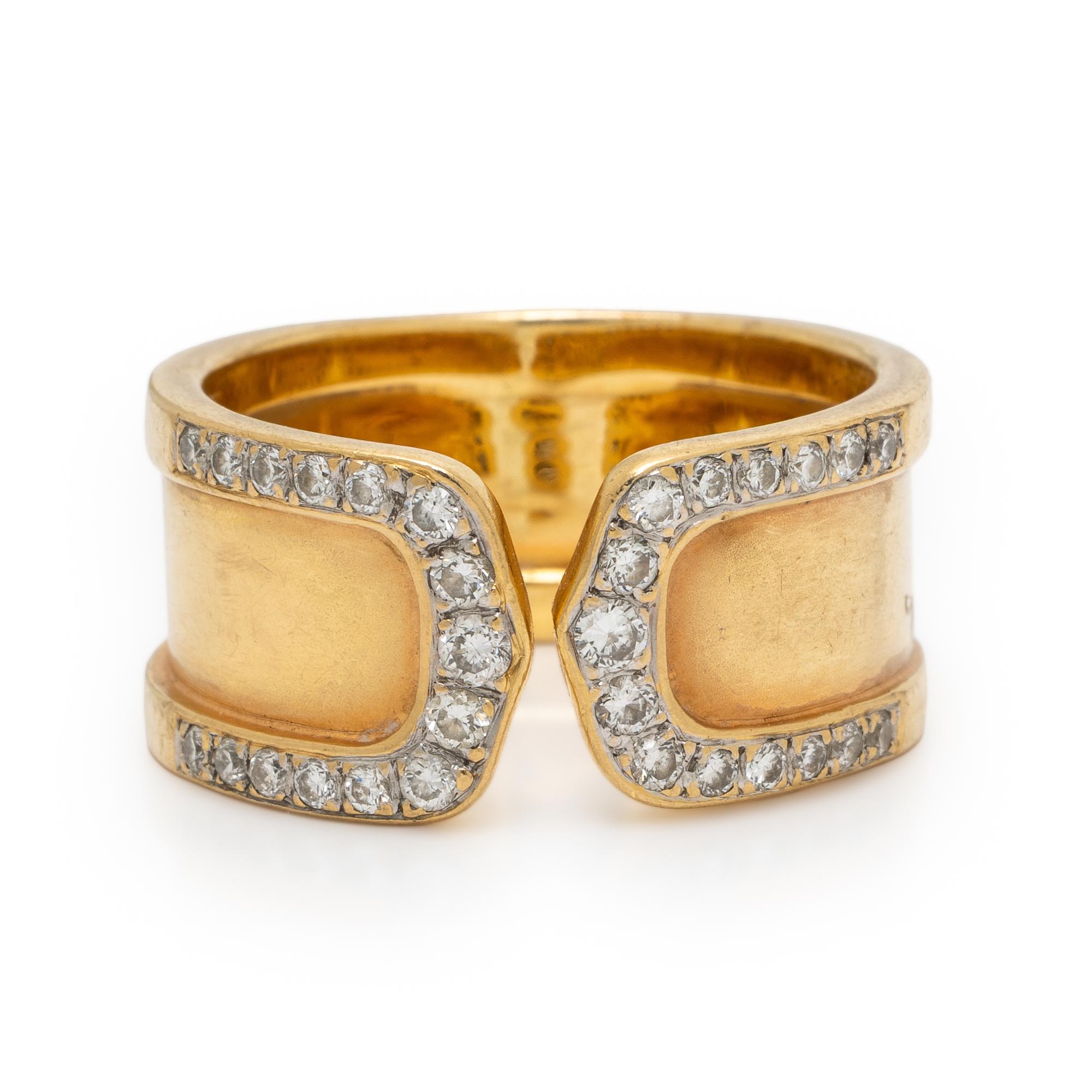 Yellow Gold and Diamond Ring