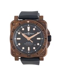 BELL & ROSS, STAINLESS STEEL AND BRONZE 'BR 03-92 DIVER' WATCH