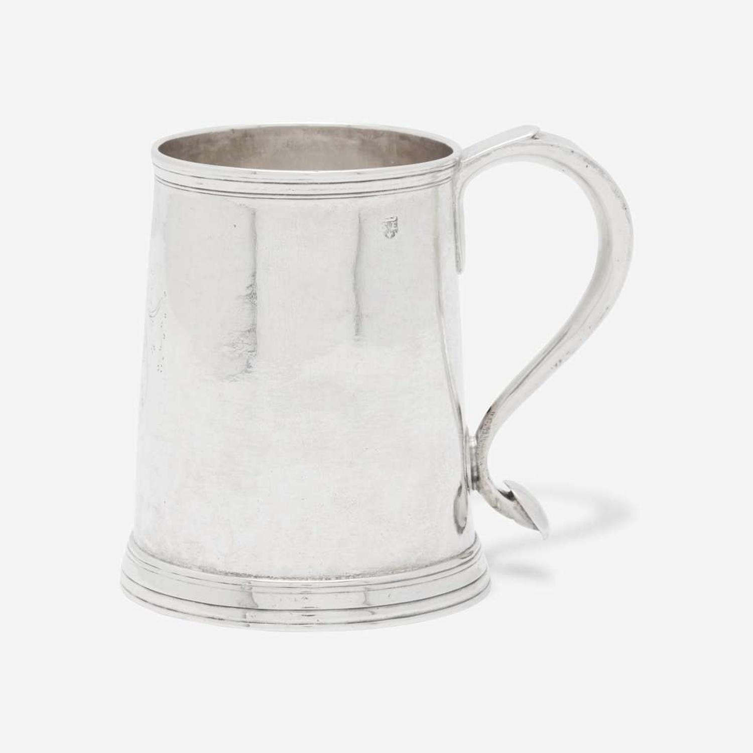 A silver cann Samuel Edwards (1705-1762), Boston, MA, circa 1730