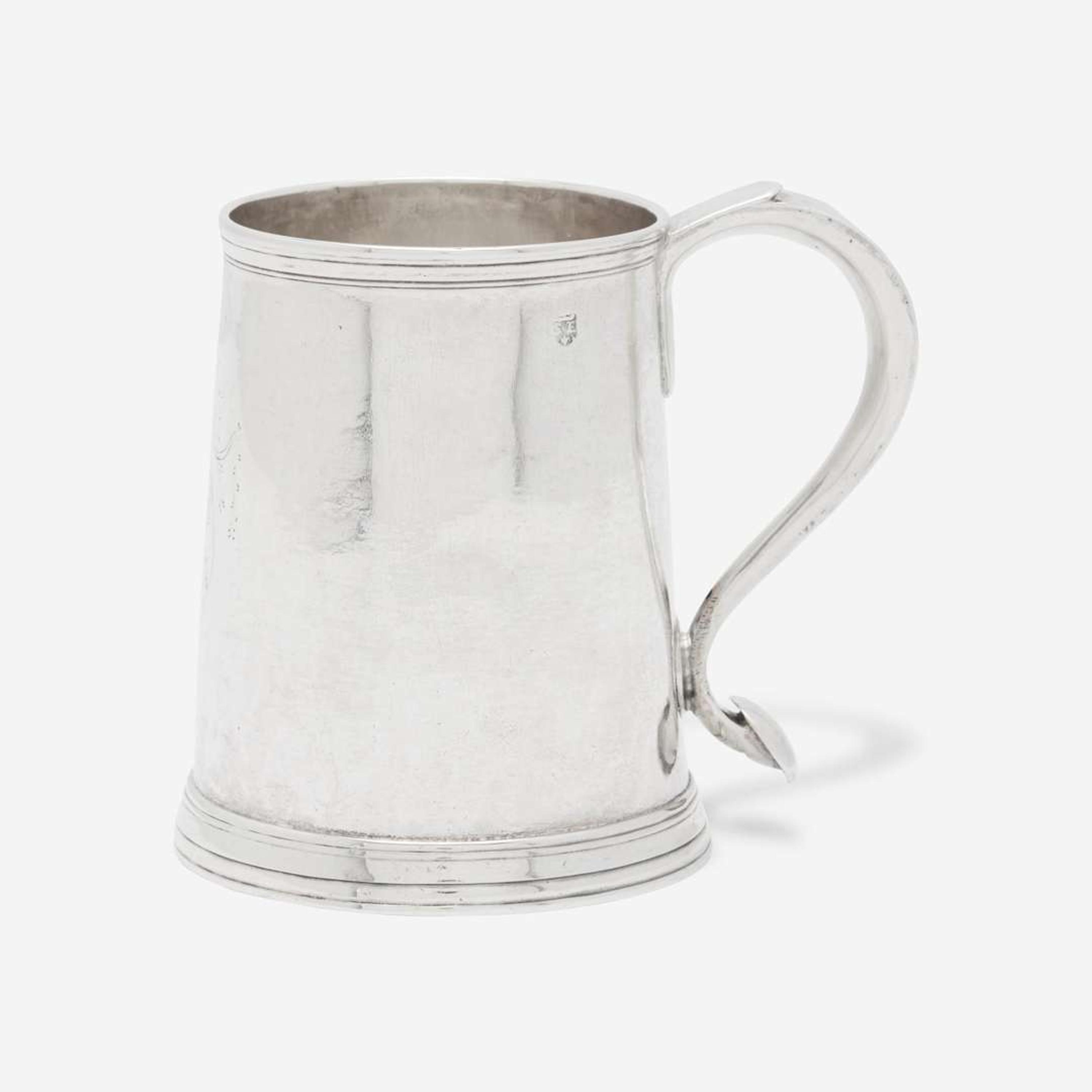 A silver cann Samuel Edwards (1705-1762), Boston, MA, circa 1730