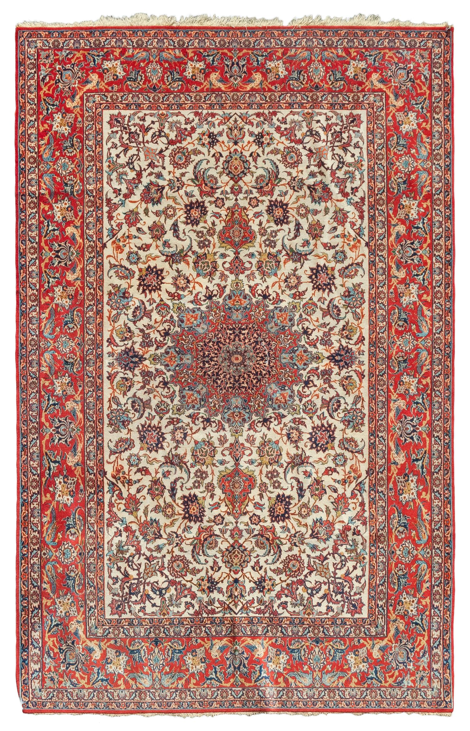 A Sino-Persian Wool Rug 7 feet 5 inches x 4 feet 11 inches. — 20TH CENTURY