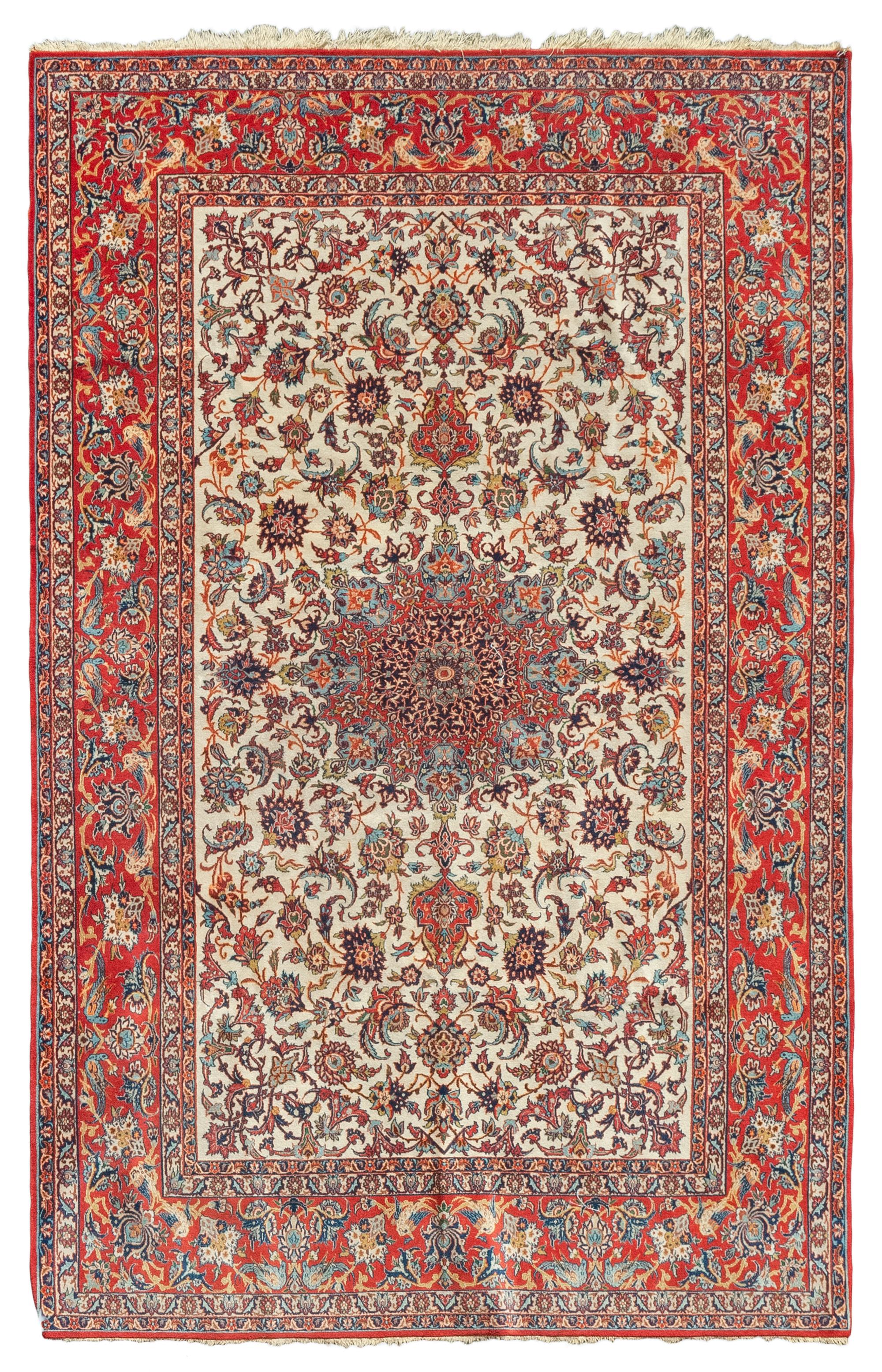 A Sino-Persian Wool Rug 7 feet 5 inches x 4 feet 11 inches. — 20TH CENTURY