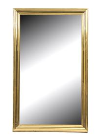 A Large Brass Framed Mirror Height 70 1/2 x width 43 inches. — 20TH CENTURY