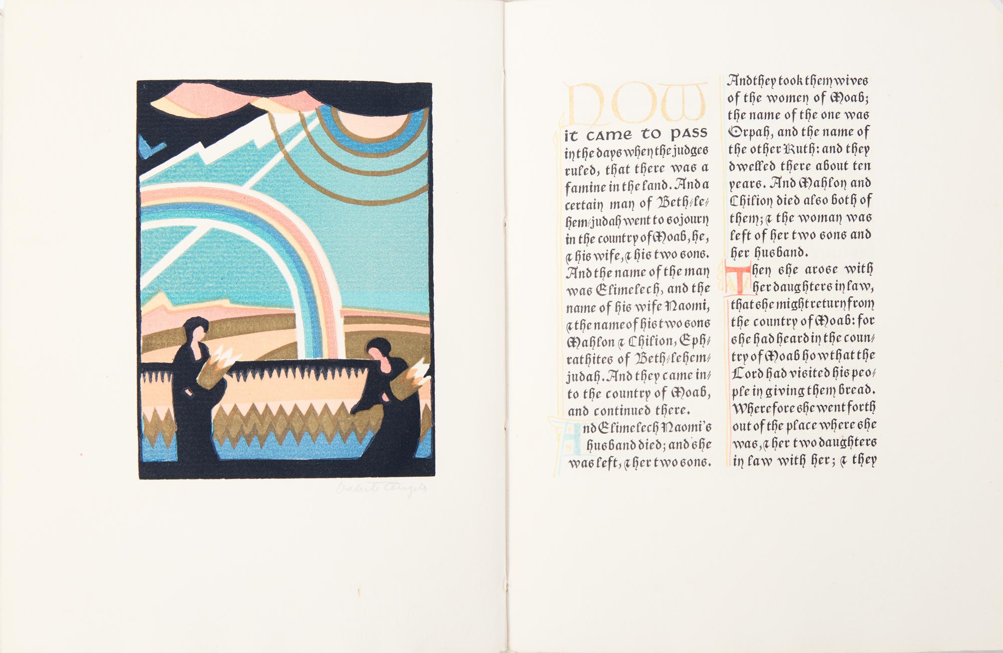 [Private Press] [Grabhorn Press] The Book of Ruth