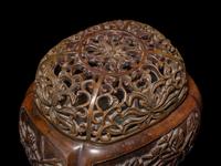 A Chinese Bronze Hand Warmer