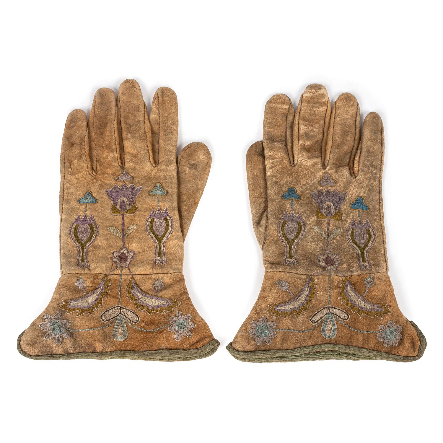 Great Lakes Embroidered Gauntlets