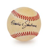 A Travis Jackson Single Signed Autograph Baseball (JSA Certified)