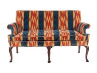 A George II Carved Walnut Sofa