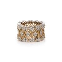 BICOLOR GOLD AND DIAMOND RING