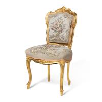 A Louis XV Style Giltwood Nine-Piece Seating Suite