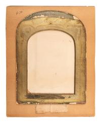 A Cut Paper Silhouette of Florence Nightingale with Lock of Hair