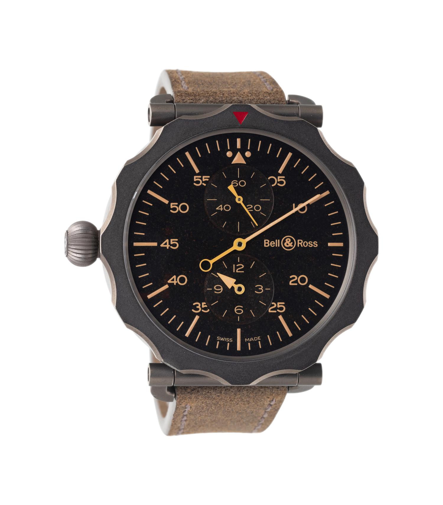 BELL & ROSS, REF. BR WW2-71 STAINLESS STEEL 'VINTAGE WW2 RÉGULATEUR HERITAGE' WATCH
