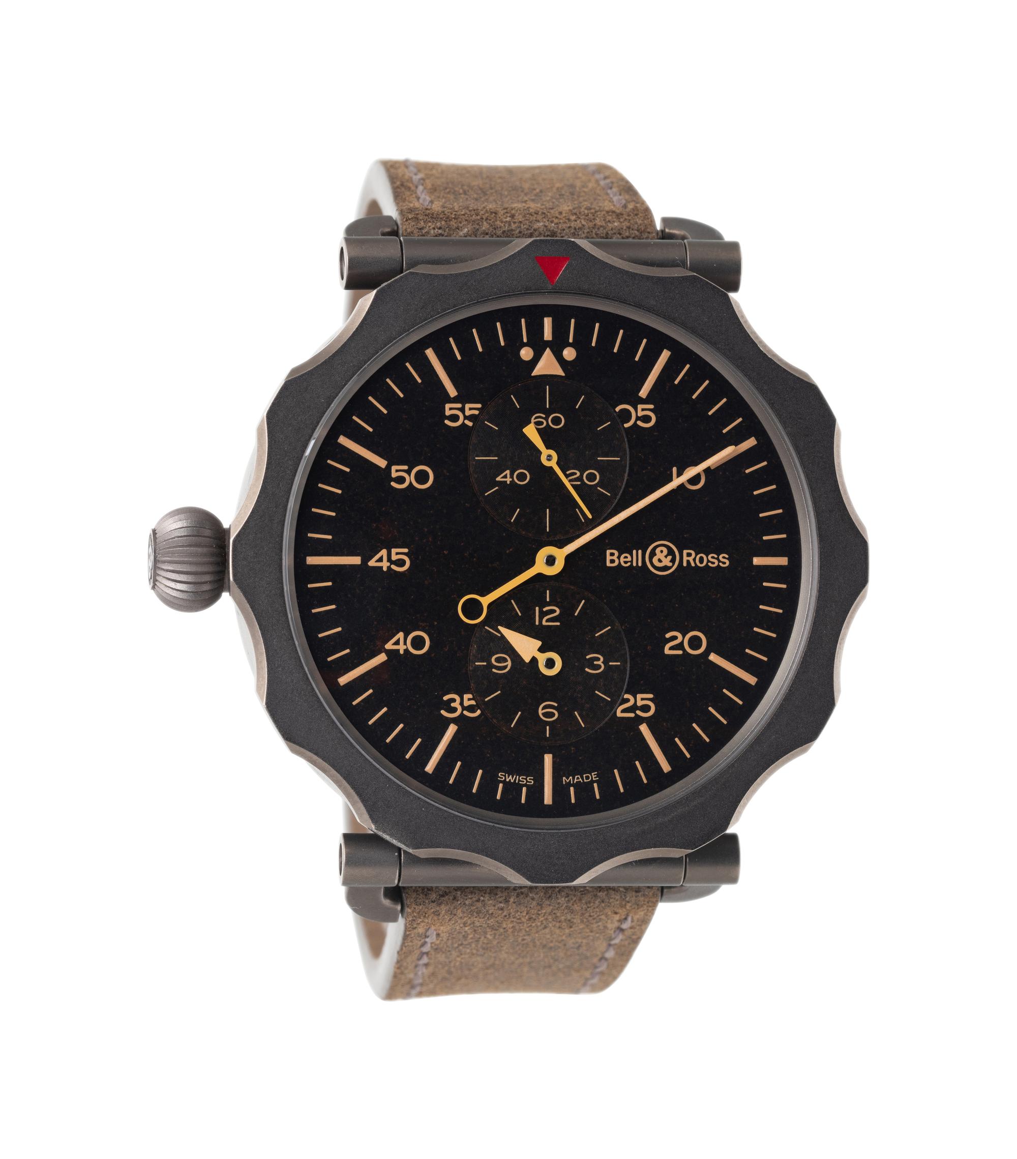 BELL & ROSS, REF. BR WW2-71 STAINLESS STEEL 'VINTAGE WW2 RÉGULATEUR HERITAGE' WATCH
