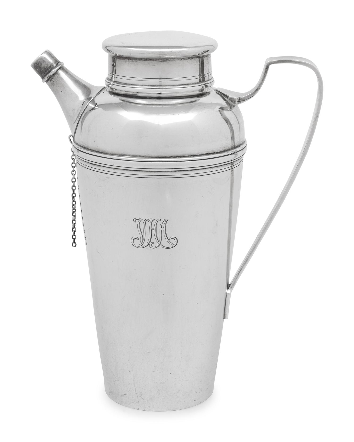 A Tiffany and Co. Silver Cocktail Shaker